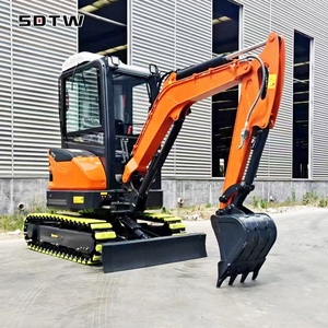 Mini-excavatrice à chenilles de 3 tonnes avec moteur, livraison gratuite, excavatrice hydraulique agricole de 3,5 tonnes à vendre - Product Image 3