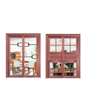 Portes coulissantes en alliage d'aluminium, portes de séparation, isolation acoustique, design moderne, fonctionnement manuel, utilisation en cuisine, sur balcon - Product Image 1