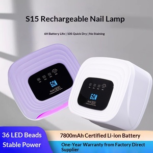 Nueva Lámpara de Uñas UV Recargable SUN S15 con Luz Roja de Secado Rápido, Inalámbrica, con Almacenamiento de Energía, Máquina de Fototerapia para Gel de Uñas - Product Image 3