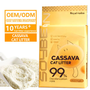 ทรายแมวจากมันสำปะหลัง ยี่ห้อ OEM เป็นมิตรกับสิ่งแวดล้อม จับตัวเป็นก้อนแข็ง ไม่เป็นฝุ่น ย่อยสลายได้ทางชีวภาพ และสามารถทิ้งลงชักโครกได้ - Product Image 2