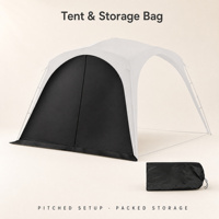 Tente gonflable pour le camping, installation rapide et facile, tente instantanée pop-up, adaptée au camping, au camping familial et comme auvent anti-UV 4-6 personnes