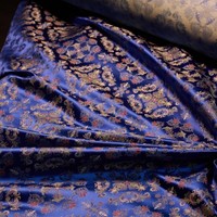 Tissu en Soie Pure de Qualité Luxe avec Imprimé Type Broderie Mûrier pour Robe de Soirée/Écharpe - Vente en Gros Prix Usine