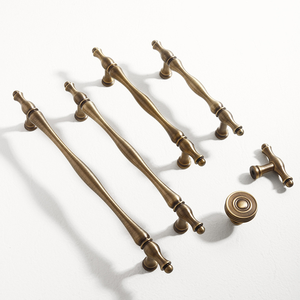 Maniglia <span class=keywords><strong>per</strong></span> <span class=keywords><strong>Mobili</strong></span> in Rame Satinato Spazzolato Stile Vintage Bronzo Antico Euro Fine-Brushed <span class=keywords><strong>per</strong></span> Cassetti, Armadi e Comò - Product Image 4