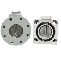 Vanne papillon en acier inoxydable, cuivre et plastique pour transformateur AC, radiateur, DN80 DN100 DIN42560, conception résistante à la corrosion C5