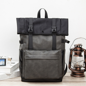 Custom Logo Pu Leather Waterproof Sports Backpack Men Laptop Bag School Bag Fashion College Bags Backpack - Product Image 3