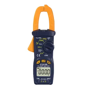 3 5/6 chữ số mới kích thước lớn 5999 hiển thị đúng RMS tự động Phạm vi kẹp Meter dt2016b với tần số điện dung đo nhiệt độ