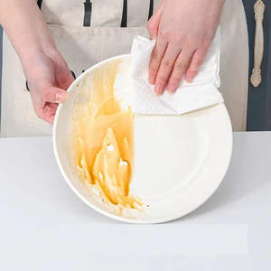 タオルキッチンティッシュペーパー工場卸売卸売環境にやさしい使い捨てレイジーラグウェットドライペーパー - Product Image 5