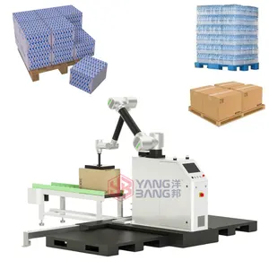 Automatic 20 kg 30kg Carton Paper Bags Robotic Palletizing Machine Box Robot Robotic Case Palletizer Machine