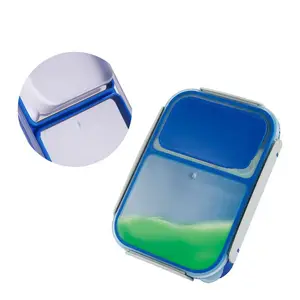 Premium Quality Custom 3 Compartments Leakproof Bento School Lunch Box For Kids And Adults