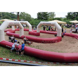 Pista inflable <span class=keywords><strong>de</strong></span> parachoques para niños, pista inflable para karts, pista <span class=keywords><strong>de</strong></span> carreras, carrera <span class=keywords><strong>de</strong></span> bolas Zorb a la venta - Product Image 4