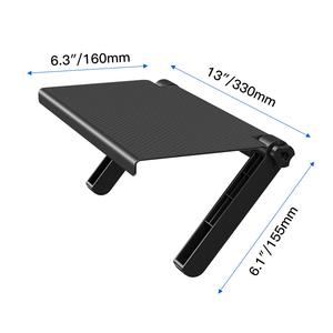 Étagère supérieure pour écran Q33, support de rangement supérieur pour téléviseur, étagère supérieure réglable à <span class=keywords><strong>2</strong></span> pieds pour support de téléphone portable, boîtes multimédias, routeur - Product Image 4