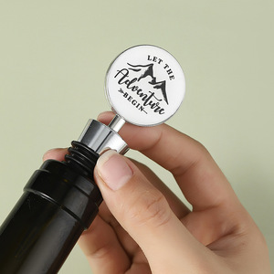 <b>Wine</b> <b>Stopper</b> Metal Sealing Bottle Plug Personalized Gift For Wedding Party - Product Image 4