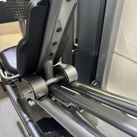 Machine de fitness commerciale réglable en acier pour musculation, équipement d'entraînement similaire à un chargeur compact, presse à jambes assise
