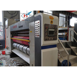 HS SERIES Carton <span class=keywords><strong>flexo</strong></span> troquelado e impresión de alta definición máquina tragamonedas para secadora recubierta con apilador de vibración - Product Image 4