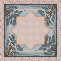 Tapis de jeu de mahjong néo-chinois haut de gamme, tapis de jeu en caoutchouc antidérapant et insonorisant avec un design élégant de paysage de grue