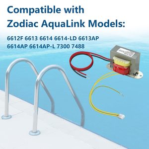 <span class=keywords><strong>Centro</strong></span> de Energía de Bajo Voltaje Jandy Zodiac AquaLink AquaSwitch R0466400, Transformador que Convierte 120V a 24VAC para Control de Piscinas y Spas - Product Image 3