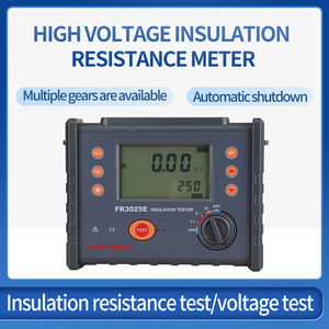 Testeur de résistance d'isolement numérique FR3025E <span class=keywords><strong>2500V</strong></span> AC <span class=keywords><strong>Hipot</strong></span> Haute précision Garantie 1 an Haute tension - Product Image 3