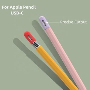 Housse en silicone souple pour <span class=keywords><strong>Apple</strong></span> <span class=keywords><strong>Pencil</strong></span> Étui USB C pour <span class=keywords><strong>Apple</strong></span> <span class=keywords><strong>Pencil</strong></span> 3rd Generation Nib Cover Accessoires - Product Image 3