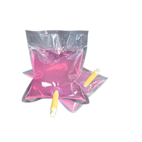 Sac désinfectant pour les mains antibactérien de 1000ml, tube en silicone jaune 1L sac buccal désinfectant pour les mains à l'alcool résistant à la corrosion