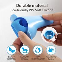 Rallonge de poignée d'évier d'extension de robinet de dessin animé pour tout-petits bébés enfants Solution de lavage des mains sûre et amusante