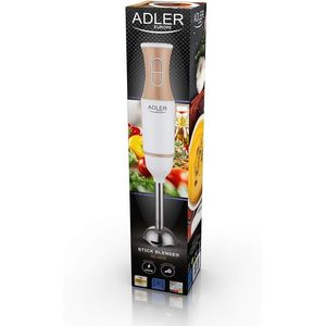 Adler AD 4616 Minipimer 500W immersione Frullatore 2 Velocità basso rumore per schiacciare ghiaccio riscaldamento alimenti per bambini vetro - Product Image 6
