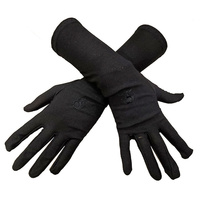 Musulmanes árabes negros señoras mujer protección solar cubierta de brazo largo dedo completo árabe estiramiento mano guantes modesto guante