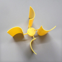 Mini-éolienne à axe vertical avec pales en plastique, modèle G028, accessoires de bricolage pour l'éducation scientifique et l'artisanat