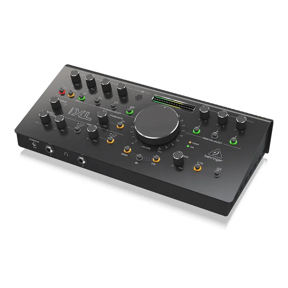 Behringer Studio XL 모니터 컨트롤러 (USB 오디오 인터페이스 및 마이다스 마이크 프리앰프 Studio Pa 시스템 음악 장비 포함)