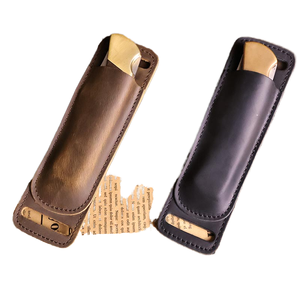 Bolsa de Almacenamiento para Cuchillos, de Cuero de Gamuza Vacuno, No Impermeable, con Asa Superior, Ligera, Capacidad de 12L, Personalizable, Soporte OEM y ODM, Gran Venta - Product Image 1