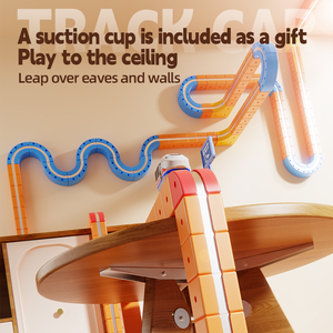 Treno Elettrico ad Alta Velocità, Giocattolo Interattivo DIY con Pista in Plastica <span class=keywords><strong>per</strong></span> <span class=keywords><strong>Bambini</strong></span>, Set Educativo di Blocchi con Vagone Magico - Product Image 4