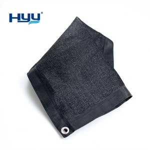 Écran de confidentialité noir robuste personnaliser taille clôture maille ombre filet couverture pour mur jardin arrière cour extérieur décoration de la maison - Product Image 2