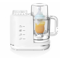 Robot culinaire électrique OONEW pour bébé, sans BPA, 700W, avec bol de mixage de 900ml, bol de préparation de 900ml, fonction vapeur, broyeur, mixeur, cuiseur, prise EU