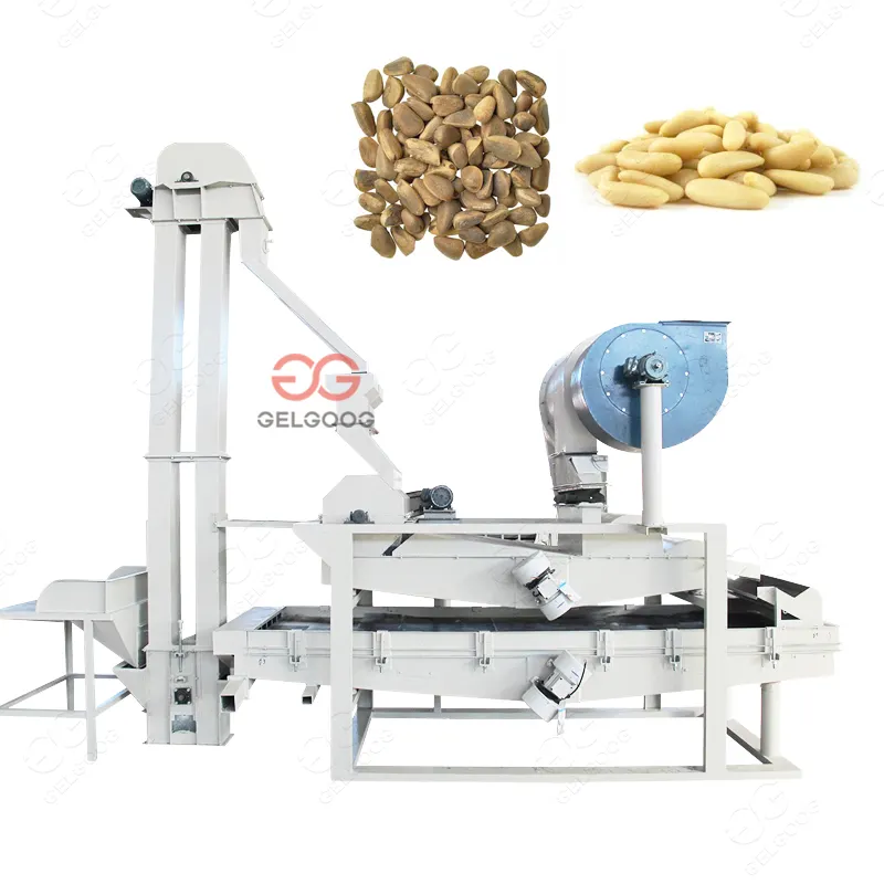 ピノリナッツ殻むきドングリ皮むきインドナッツクラッカーパインシード加工機パインナッツ殻むき機工場供給