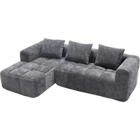 Canapé d'angle compressé moderne et confortable de haute qualité pour salon ou appartement - Vente directe d'usine