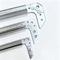 Coin de conduit en acier robuste de haute résistance TDC 30 mm pour projets de conduits d'air des hôpitaux et des écoles