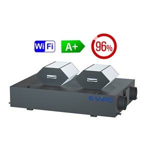 Unidad de Recuperación de Calor con Motor EC de Ahorro Energético, Sistema de Recuperación de Calor de Acero Inoxidable, Doble VMC, Flujo Horizontal de Aire para Hospitales - Product Image 2