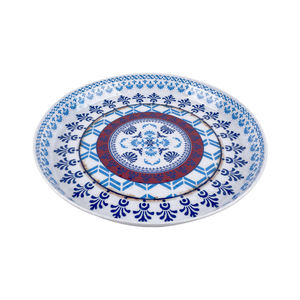 <span class=keywords><strong>Vajilla</strong></span> redonda de <span class=keywords><strong>melamina</strong></span> personalizada para hostelería, cafetería, bandeja de comida rápida, platos de plástico para catering - Product Image 6