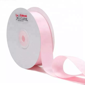 High Quality Woven Multicolor 1 Inch Wide Double Sided 100% Polyester Satin <b>Ribbon</b> Grace Brand DPSF1727 for <b>Wedding</b> - Product Image 1