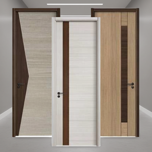 Porte intérieure moderne en PVC WPC (bois-plastique composite) à prix avantageux, étanche, insonorisée, pour hôtels et villas, garantie 5 ans - Product Image 5