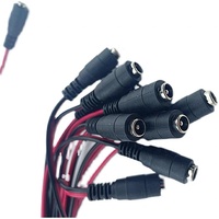 Câble d'alimentation 1DC 5,5x2,1 mm avec prise mâle/femelle, rallonge d'alimentation 12V pour caméras de vidéosurveillance et bandes LED