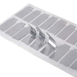 Ruban en aluminium découpé à la presse, résistant aux hautes températures, ignifuge, conducteur, pour blindage EMI et protection contre les radiations - Product Image 2