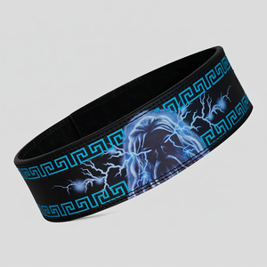 เข็มขัดออกกำลังกายหนังพิมพ์ลายอะนิเมะใหม่เข็มขัดป้องกันหลังสำหรับฝึกยกน้ำหนักออกกำลังกาย - Product Image 1