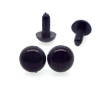 Yeux en résine à manche droit pour petites poupées animales, accessoires de bricolage faits à la main pour jouets