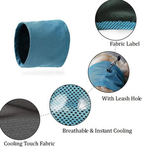 Custom Dog Bandana for Dogs Cats Summer Instant <b>Cooling</b> Soft Polyester Dog Pet Bandana Wholesale Dog Scarf Neck Wrap Dog Bandana - Product Image 6