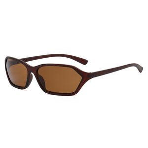 Maßgefertigte Modische Rosa Damen Rechteckige Sonnenbrille Trendige UV400 Vintage Y2K Designer Damen Sonnenbrille 2024 - Product Image 5