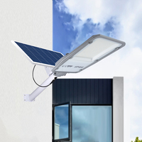 Lampu Jalan tenaga surya, lampu jalan tenaga surya Super terang 200w 600w, Remote Control, Sensor gerakan luar ruangan, lampu jalan tenaga surya