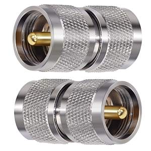 موصل اقناع UHF PL259 UHF ذكر إلى UHF ذكر RF محول محوري موصل لكابل التمديد ، CB Ham هوائي الراديو - Product Image 2