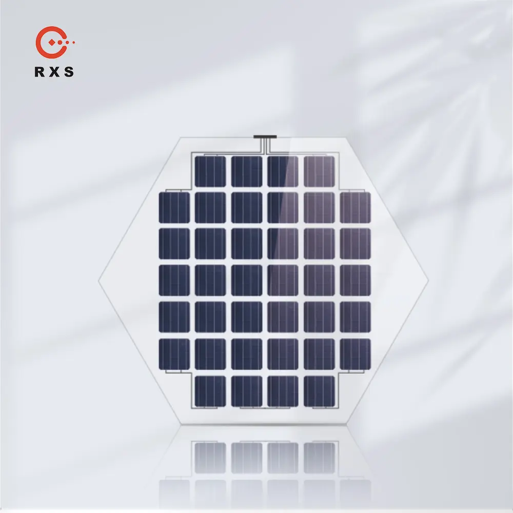 RIXIN 545W BIPV pannello solare facciata in vetro per la costruzione di Mini pannello solare pannello solare da 500 Watt