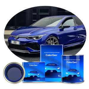 Peinture liquide transparente bleue 1K pour voiture, revêtement automobile métallique, réparation de carrosserie - Product Image 1