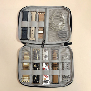 กระเป๋าซิปแบบพกพากระเป๋าเก็บดิจิตอลสำหรับอุปกรณ์อิเล็กทรอนิกส์<span class=keywords><strong>สาย</strong></span>นาฬิกาอุปกรณ์จัดระเบียบสายนาฬิกาอุปกรณ์เสริมเทคโนโลยีกันน้ำ - Product Image 1